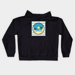 Beautiful beach holiday Kids Hoodie